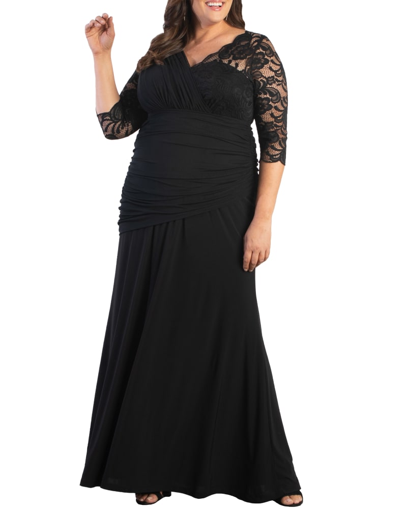Plus Size Soiree Evening Gown ONYX